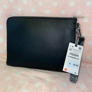 ZARA Black Wristbag